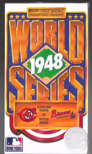 Mlb World Series Video Nib Vintage 1948 Cleveland Indians Vs Boston Braves
