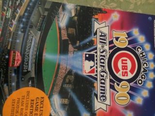 1990 Chicago Cubs All - Star Game Program