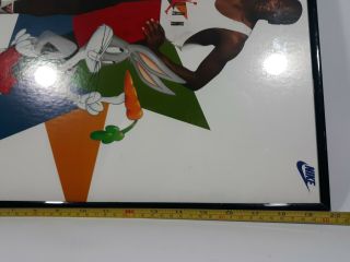 Vintage 1992 Hare Air Jordan Space Jam Nike Poster Picture 16” x 20” Bugs Bunny 5