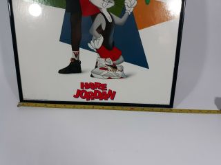 Vintage 1992 Hare Air Jordan Space Jam Nike Poster Picture 16” x 20” Bugs Bunny 6