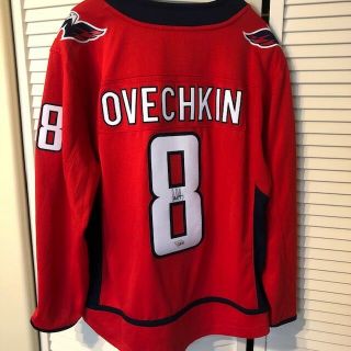 Alex Ovechkin Signed Washington Capitals Red Fanatics Jersey Authenticated