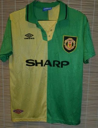 Manchester United 1992 1993 1994 Away Football Shirt Jersey Umbro