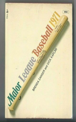 1971 Paperback Book Major League Baseball 1971