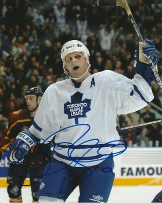 Gary Roberts Signed Toronto Maple Leafs 8x10 Photo 2 Autograph