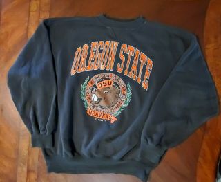 Vintage Oregon State University Beavers Sweater Size X - Large