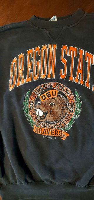 Vintage oregon state University Beavers Sweater Size X - Large 2