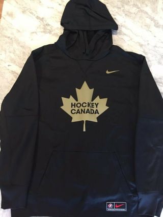 Team Canada Iihf Therma Po Hoodie Nike - Reflective Logo
