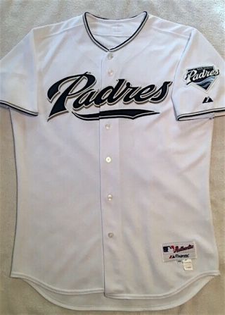 2004 Rob Picciolo Game Worn Padres Home Jersey 5 A 