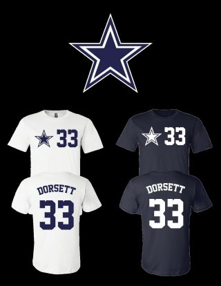 Tony Dorsett 33 Dallas Cowboys Jersey Player Shirt