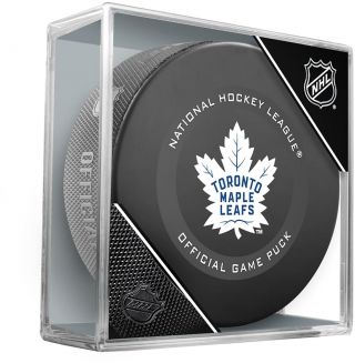 Toronto Maple Leafs Unsigned Inglasco 2019 Model Official Game Puck