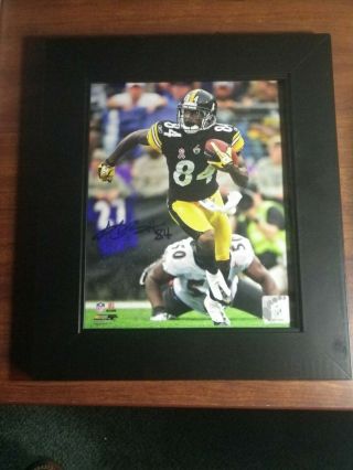 Framed Antonio Brown Pittsburgh Steelers Signed 8x10 Autographed Photo