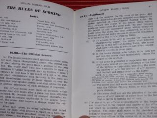 OFFICIAL BASEBALL GAME RULES BOOK 1975 3