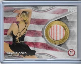 Awesome 2018 Topps Olympics Gracie Gold Relic Card Figure Skating Legend Qty