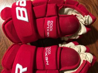 Jordan Staal Carolina Hurricanes Game Worn Hockey Gloves 4