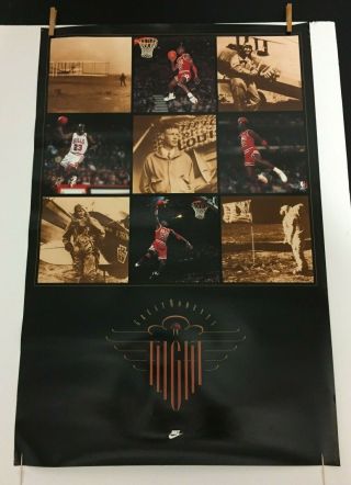 Michael Jordan 1993 Nike Poster - Great Moments In Flight