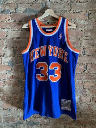 Mitchell & Ness Authentic Patrick Ewing York Knicks Nba Jersey 44