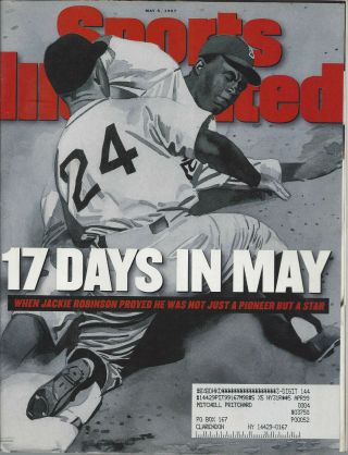 Sports Illustrated May 5 1997 17 Days In May Jackie Robinson Baseball