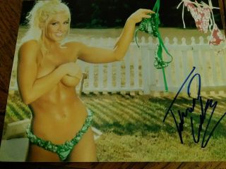 Torrie Wilson Hand Signed Autographed 8 X 10 Color Picture With