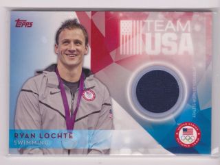 Awesome 2016 Topps Olympics Ryan Lochte Relic Card Us Swimming Legend Qty
