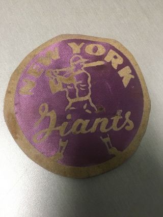 Vintage Circa 1940’s - 1950’s Ny Giant Baseball Patch