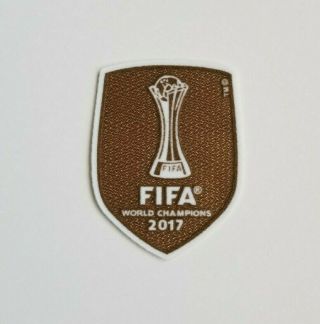 2017 Ucl Uefa Fifa World Champions League Badge Patch Real Madrid Jersey Ronaldo