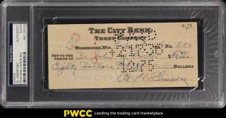Al Simmons Signed Autographed Check Auto Psa/dna Auth (pwcc)