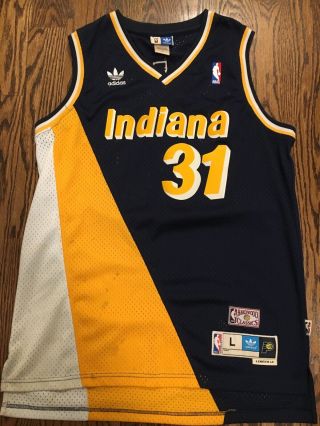 Throwback Reggie Miller Indiana Pacers Jersey