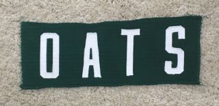 1973 Green Bay Packers Game Worn Jersey Nameplate