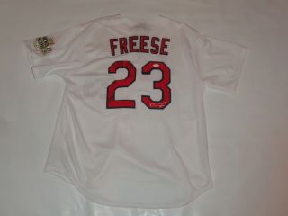 David Freese Signed 23 St.  Louis Cardinals 2011 World Series Jersey Jsa