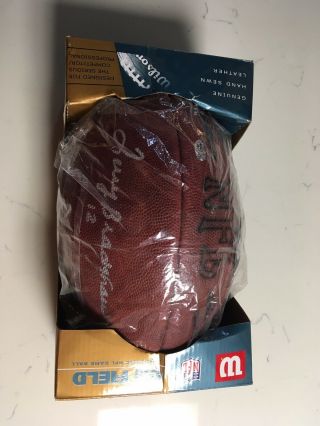 Terry Bradshaw Signed/Autographed Wilson NFL Football w/Photo Proof Of Auth 3