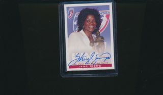 Sheryl Swoopes 2006 Houston Comets Wnba Mvp Certified Autograph On Card