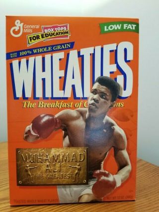 Wheaties Cereal Box Muhammad Ali Collectible