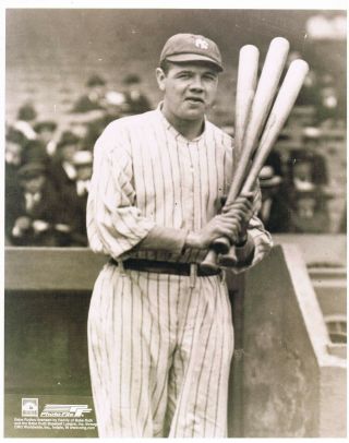3 Yankees Pictures.  Babe Ruth,  Lou Gehrig,  Yankee Team 1927 Era 8x10.