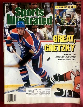 Sports Illustrated June 1,  1987 Wayne Gretzky Edmonton Oilers Stanley Cup