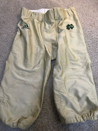 2010/ 2011 Team Issued Notre Dame Football Shamrock Series Game Pants