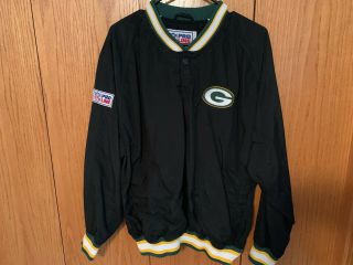 Vintage Starter Green Bay Packers Pro Line Pullover Jacket Men 