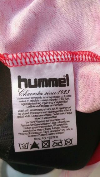 Denmark DBU 1992 9 Retro Style Football Jersey Hummel Soccer Shirt Size XL Top 8