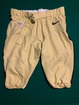 Orleans SAINTS Size 42 Game Worn / Issued Football Pants w/ Belt 2