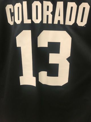 University of Colorado Buffaloes Nike Football Jersey Number 13 Men ' s XL Black 3