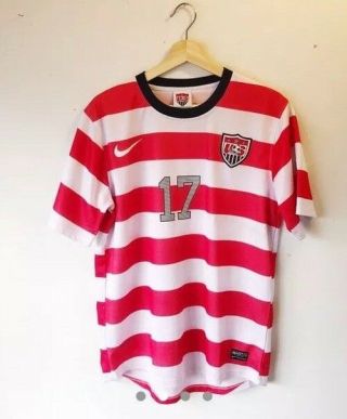 Authentic 2012 Waldo Team Usa Usmnt Nike Soccer Jersey Home Medium Jozy Altidore