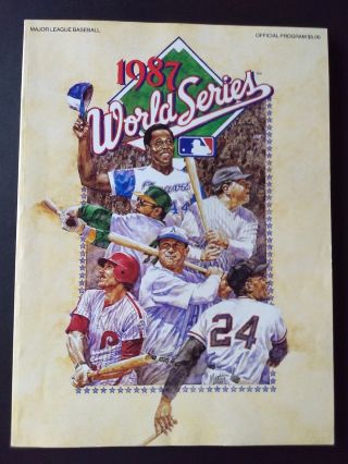 1987 Mlb Baseball World Series Official Program Minnesota Twins Cardinals (kk)