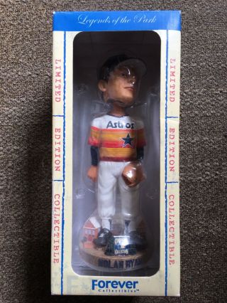 Nolan Ryan Legends Of The Park Houston Astros Forever Collectibles Bobblehead