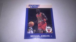 1988 Starting Lineup Michael Jordan Card