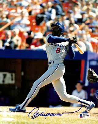 Cubs Andre Dawson Authentic Signed 8x10 Photo Autographed Bas 1
