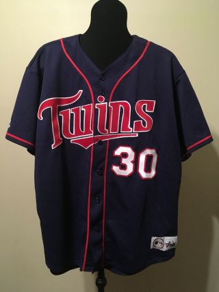 Vintage Majestic Minnesota Twins Jersey Size Xl Number 30