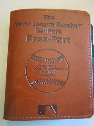 The Major League Baseball Ball Park Pass - Port Leather