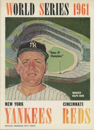 1961 World Series Official Program | York Yankees Vs Cincinnati Reds
