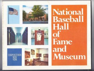 Vintage 1978 Cooperstown National Baseball Hall Of Fame Guide Book Mickey Mantle