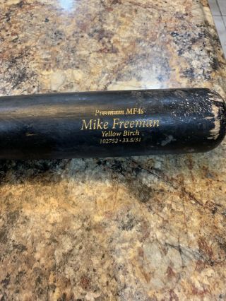Mike Freeman Game Bat INDIANS 2