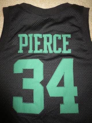 Paul Pierce 1925 Boston Celtics NBA Nike Rewind Retro Black Sewn Jersey LG L 5
